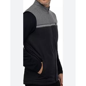 Travis Mathew Pascuales Golf Full Zip Color Block Athleisure Puffer Vest Large